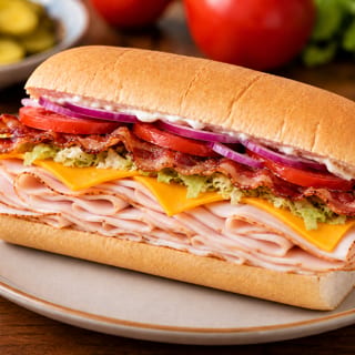 Turkey and Bacon Sandwich